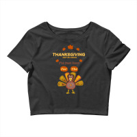 Thanksgiving Turkey Dinner My Favorite Dinner Crop Top | Artistshot