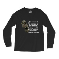 Marcus Aurelius Object Of Life Insane Long Sleeve Shirts | Artistshot