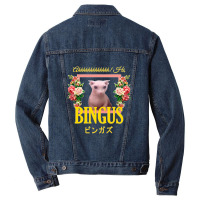 Bingus Floral Aesthetic Men Denim Jacket | Artistshot