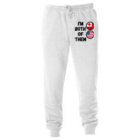 Half American Half Tongan Kingdom Usa & Tonga Flag Heritage T Shirt Unisex Jogger | Artistshot