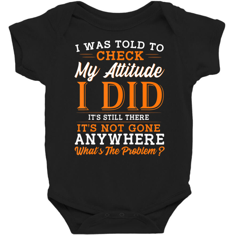 Attitude Men Sarcasm Women Sarcastic Baby Bodysuit | Artistshot