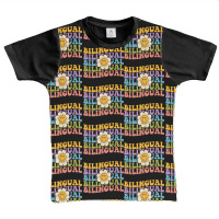 Retro Groovy Bilingual Teachers Back To School Bilingual Graphic Youth T-shirt | Artistshot