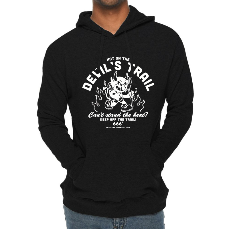 The Devil_s Trail The Cuphead Tv Series Lightweight Hoodie by cm-arts | Artistshot