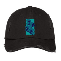 Jazz Music Love, Isometric Style Vintage Cap | Artistshot