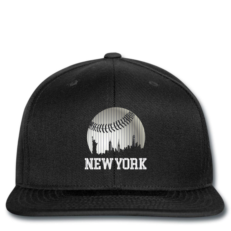 New York Ny Skyline Baseball Stripes For Gameday Retro Style Printed hat by Kanmosrin52 | Artistshot