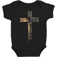 John 316 Christian Cross Bible Baby Bodysuit | Artistshot