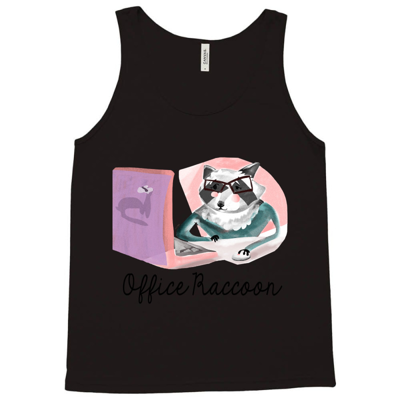 Office Raccoon (2) Tank Top | Artistshot