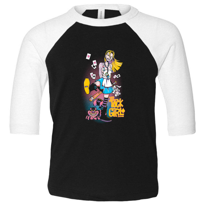 Tick Tock Girl Toddler 3/4 Sleeve Tee by cm-arts | Artistshot