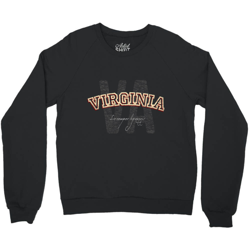 Virginia Vintage Retro Collegiate Crewneck Sweatshirt | Artistshot