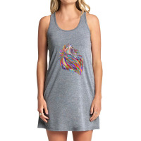 Roaring Regal Rainbow Lion Tank Dress | Artistshot