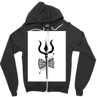 Trishul (3) Zipper Hoodie | Artistshot