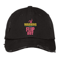 Funny Gymnast Warning I Might Flip Out Gymnastics T Shirt Vintage Cap | Artistshot