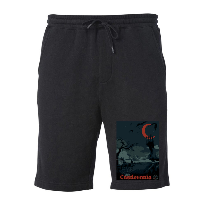 Visit Castlevania Fleece Short | Artistshot