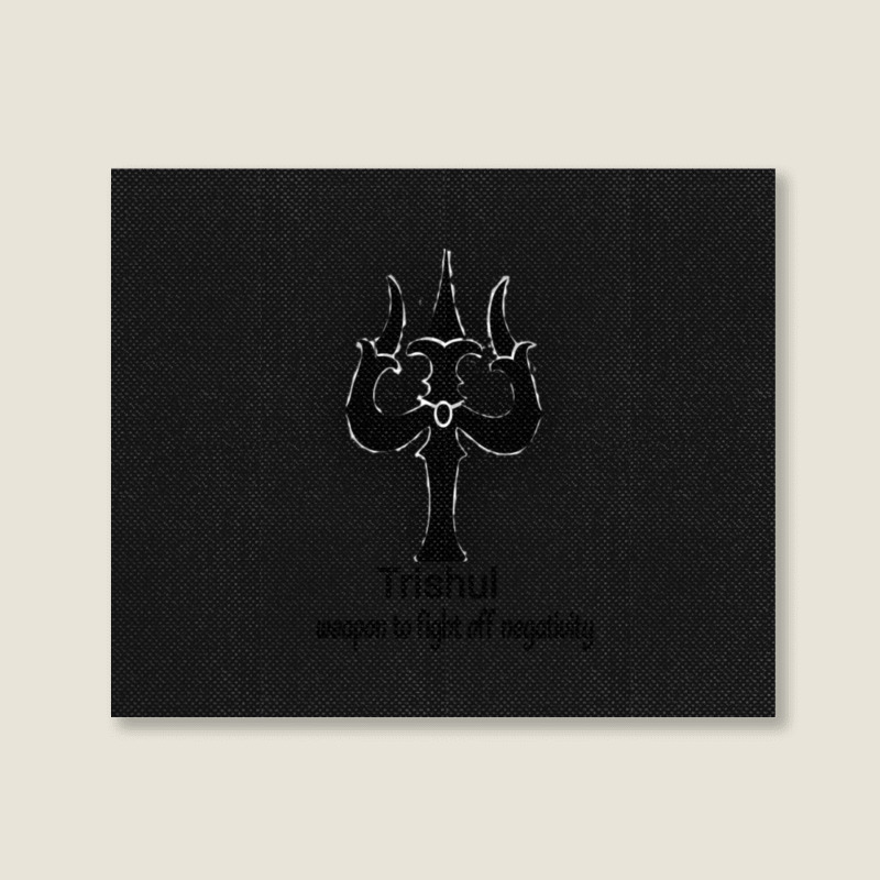 Trishul Art Work Landscape Canvas Print | Artistshot