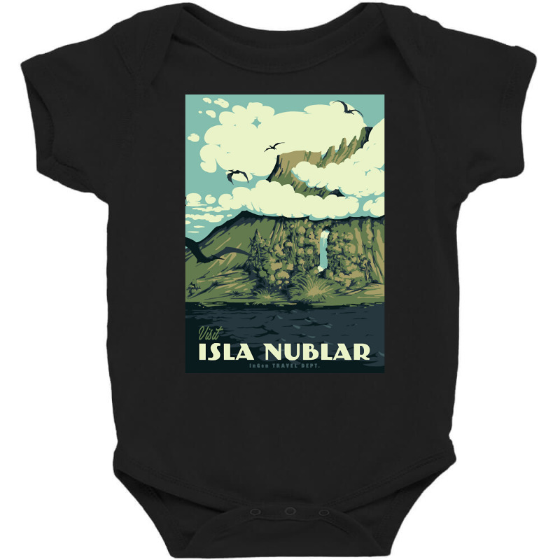 Visit Isla Nublar Baby Bodysuit | Artistshot