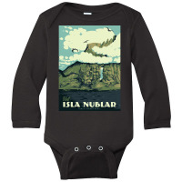 Visit Isla Nublar Long Sleeve Baby Bodysuit | Artistshot