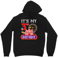 Its My 3rd Birthday Ringmaster Circus Theme Carnival Bday Unisex Hoodie | Artistshot