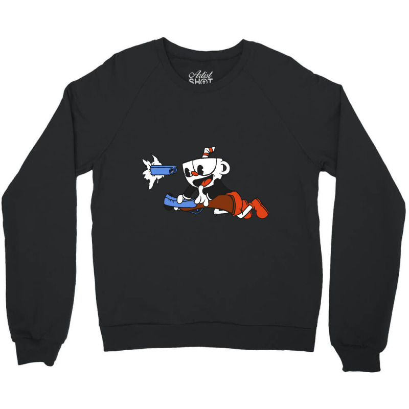 Lover Gift Multiplayer Cuphead Video Game Gifts For Movie Fan Crewneck Sweatshirt by cm-arts | Artistshot