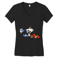 Lover Gift Multiplayer Cuphead Video Game Gifts For Movie Fan Women's V-neck T-shirt | Artistshot