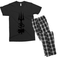 Trishul Of Shiv Men's T-shirt Pajama Set | Artistshot