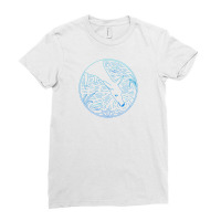 Deer Drinking Water For Light Ladies Fitted T-shirt | Artistshot