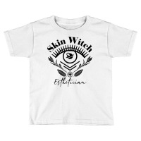 Skin Witch Skincare Lover Halloween Skin Esthetician T Shirt Toddler T-shirt | Artistshot