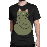 Green Cat Classic T-shirt | Artistshot