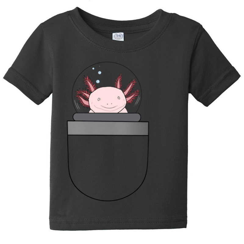 Pocket Axolotl - Albino Baby Tee by Min03 | Artistshot