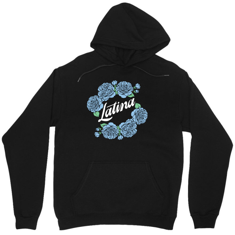 Latina Blue Rose For Dark Unisex Hoodie by autlu2024 | Artistshot