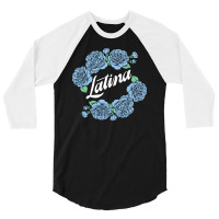 Latina Blue Rose For Dark 3/4 Sleeve Shirt | Artistshot