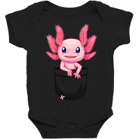 Pocket Cute Axolotl Baby Bodysuit | Artistshot