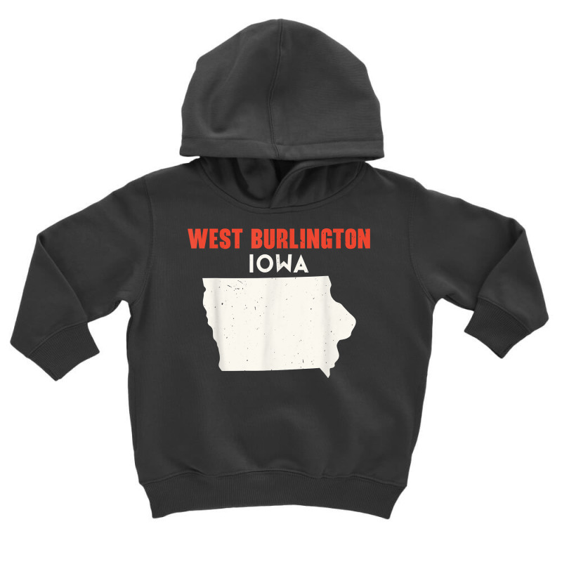 West Burlington Iowa Usa State America Travel Iowan T Shirt Toddler Hoodie | Artistshot