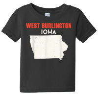 West Burlington Iowa Usa State America Travel Iowan T Shirt Baby Tee | Artistshot