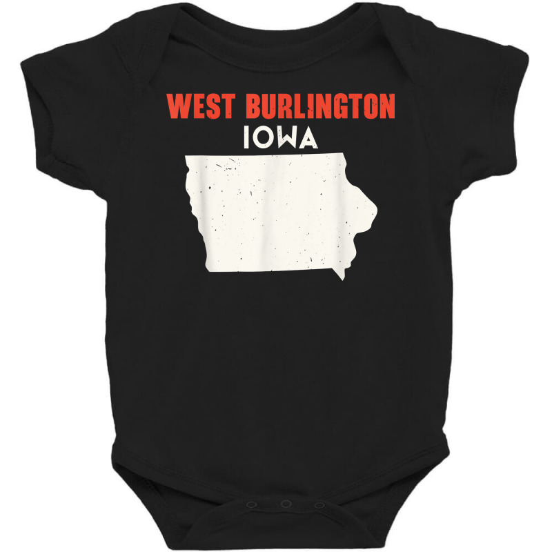 West Burlington Iowa Usa State America Travel Iowan T Shirt Baby Bodysuit | Artistshot