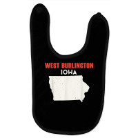 West Burlington Iowa Usa State America Travel Iowan T Shirt Baby Bibs | Artistshot