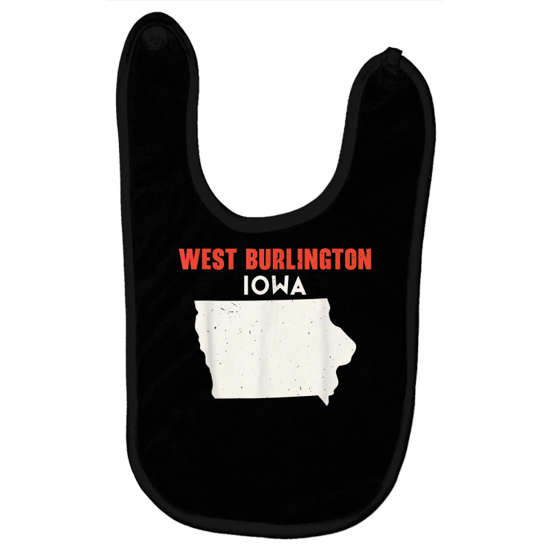 West Burlington Iowa Usa State America Travel Iowan T Shirt Baby Bibs | Artistshot