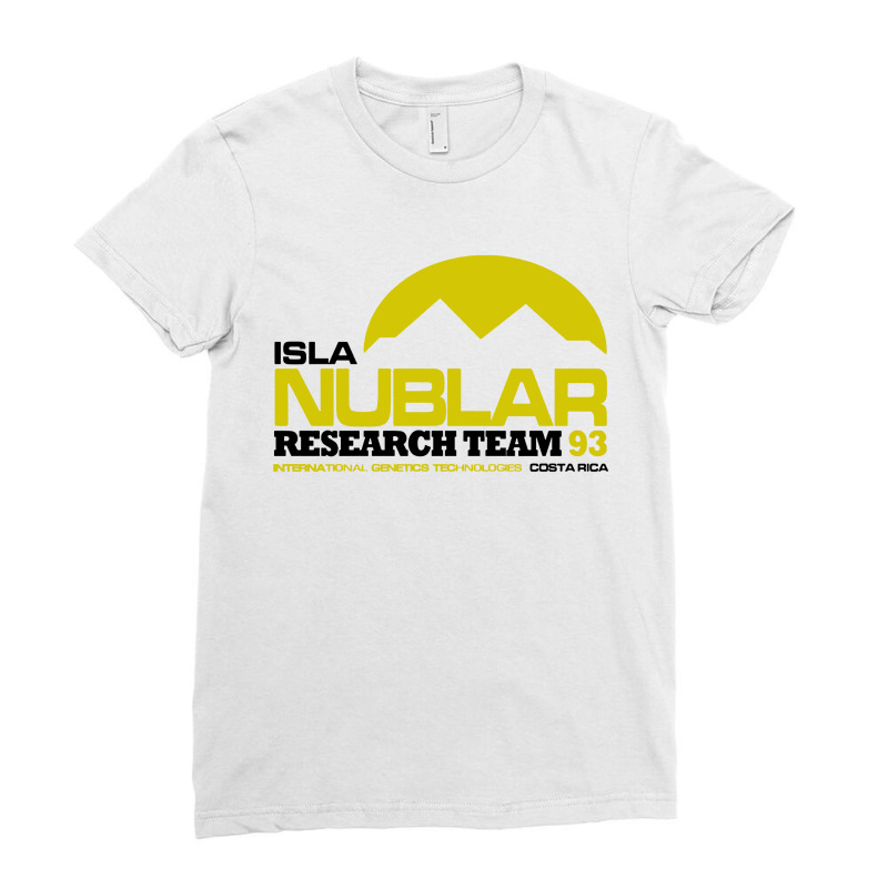 Isla Nublar Research Facility Ladies Fitted T-Shirt by trokeryth | Artistshot