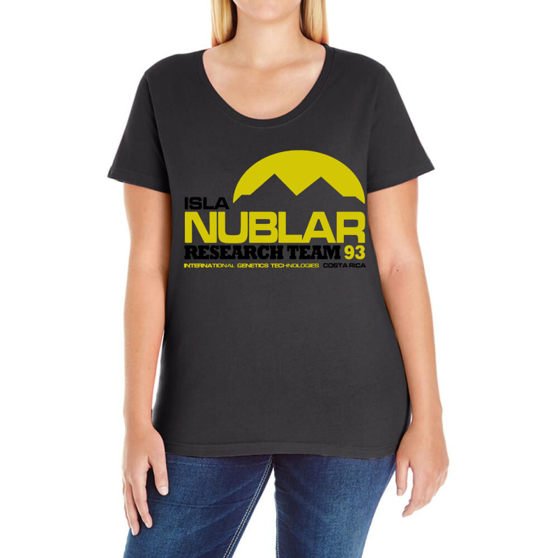 Isla Nublar Research Facility Ladies Curvy T-Shirt by trokeryth | Artistshot