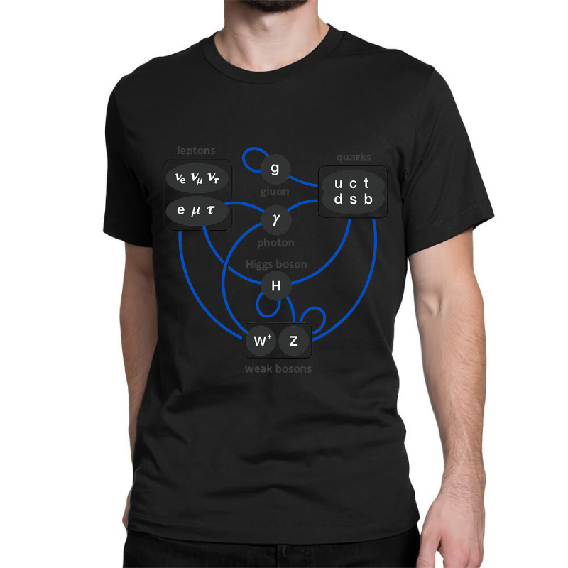 Standard Model Particles Higgs Boson Physics Theory Classic T-shirt by cm-arts | Artistshot