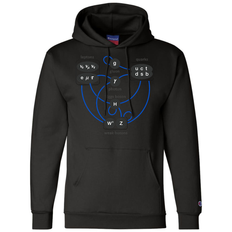 Standard Model Particles Higgs Boson Physics Theory Champion Hoodie by cm-arts | Artistshot