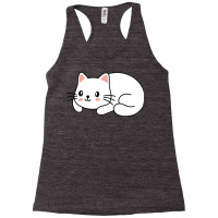 Cute White Cat Racerback Tank | Artistshot