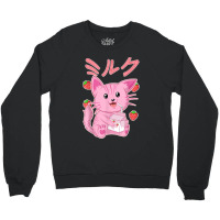 Japanese Anime Otaku Strawberry Milkshake Clothes Crewneck Sweatshirt | Artistshot