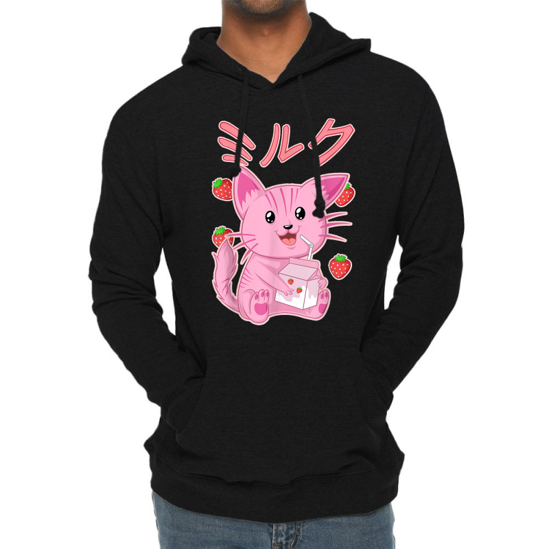 Japanese Anime Otaku Strawberry Milkshake Clothes Lightweight Hoodie by ROMAINEDWILEY | Artistshot