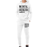 Mental Health Matters Wear Green Hoodie & Jogger Set | Artistshot