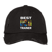 Cool Dog Trainer For Men Women Dog Agility Handler Training T Shirt Vintage Cap | Artistshot