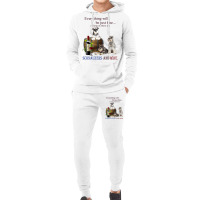 Miniature Schnauzer Just Fine With Wine Hoodie & Jogger Set | Artistshot