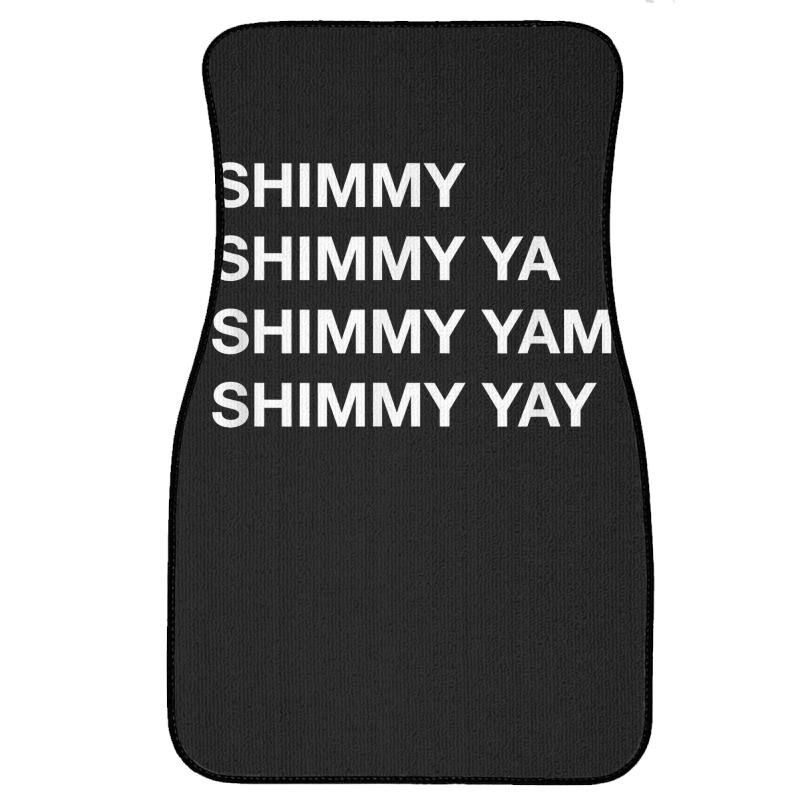 Shimmy Shimmy   Hiphop T Shirt Oldschool Rap Tee 90s Music Front Car Mat | Artistshot