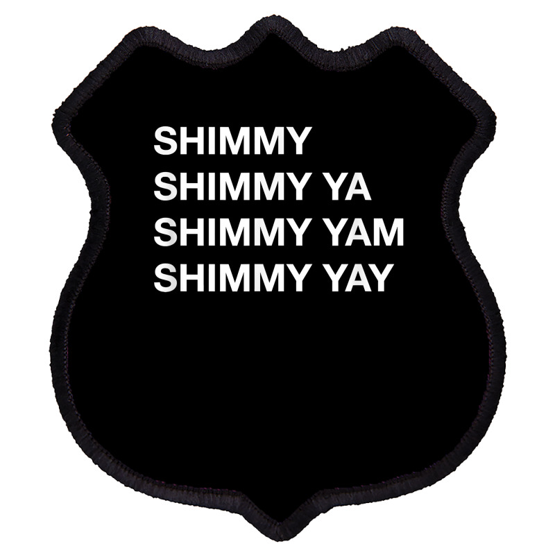 Shimmy Shimmy   Hiphop T Shirt Oldschool Rap Tee 90s Music Shield Patch | Artistshot