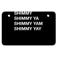 Shimmy Shimmy   Hiphop T Shirt Oldschool Rap Tee 90s Music Atv License Plate | Artistshot