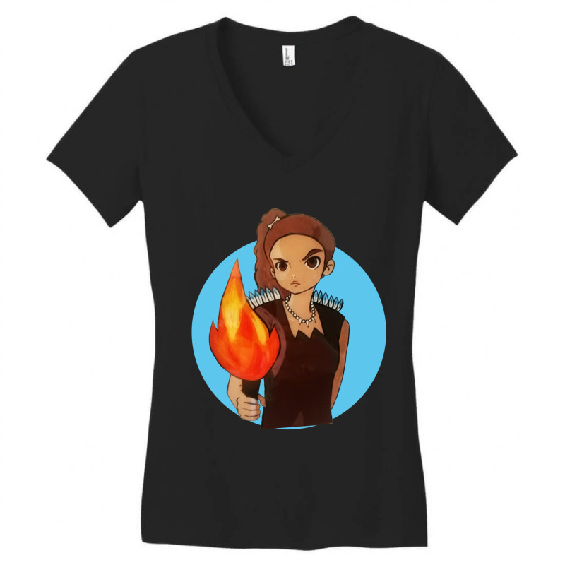 Zazzalil The Firebringer Women's V-Neck T-Shirt by cm-arts | Artistshot